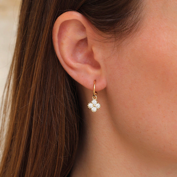 Boucles d'oreilles Trèfle