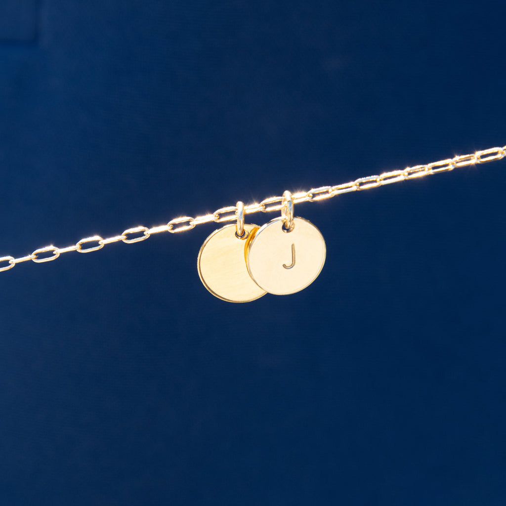 Collier lettre personnalisée