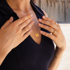 Collier lettre personnalisée