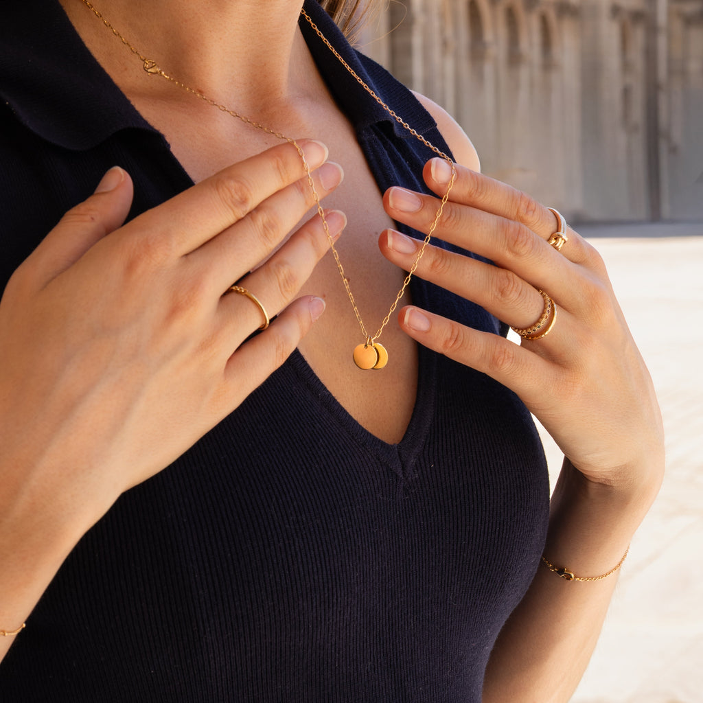 Collier initiale personnalisée