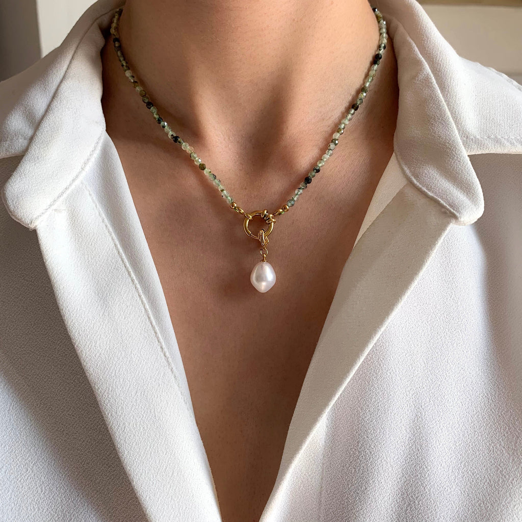 Collier Préhnite