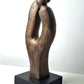 Sculpture contemporaine couple Breathe