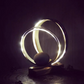 Luminaire spiral artisanal en bois sculpte fait main artisanat francais