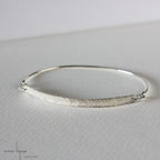 bracelet ouvert chevron en argent massif recyclé fabriqué en France, maa bijoux