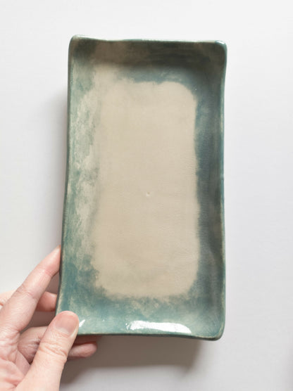 petit plat et coupelles "Clairière de Jade"