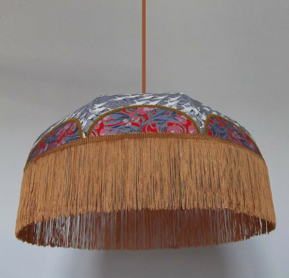 Suspension rétro "Emiliana" en papier japonais.