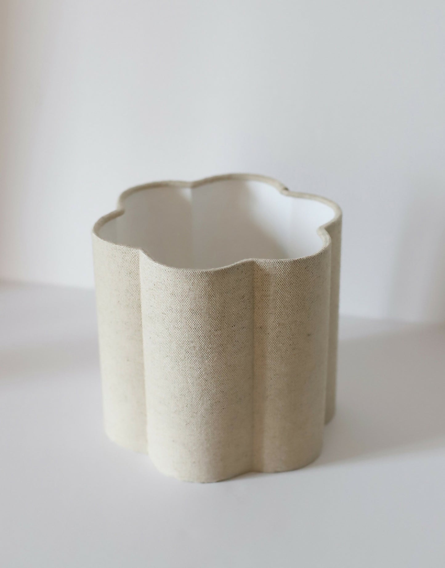 Abat-jour forme fleur uni Flora "classic"