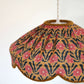 Suspension "Cosette" en Tissu Floral Goa - Abat-jour Festonné Style Vintage Made in France