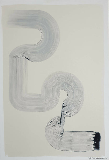 Peinture authentique toile abstraite art moderne organique