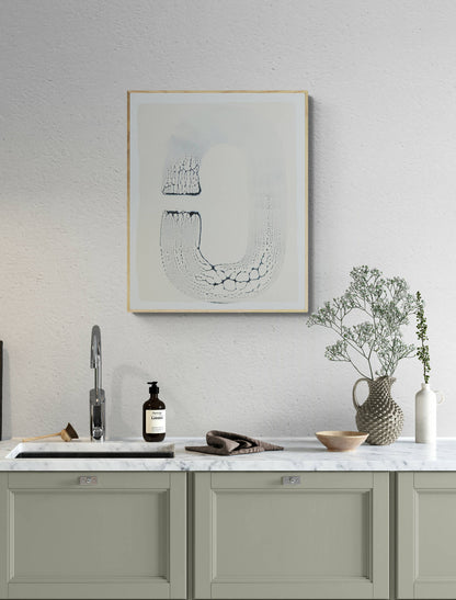 Peinture authentique toile abstraite art moderne organique