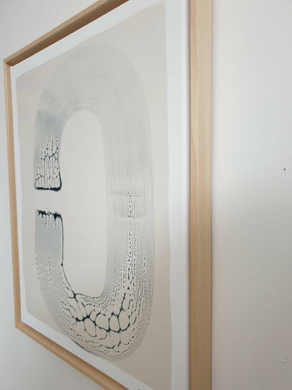 Peinture authentique toile abstraite art moderne organique