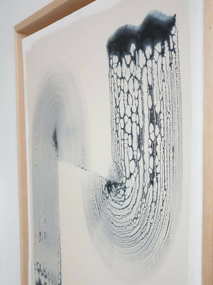 Peinture authentique toile abstraite art moderne organique