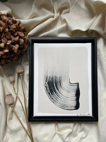 Peinture authentique toile abstraite art moderne organique