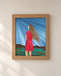 tableau en marqueterie de paille