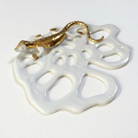 Décor de table salamandre