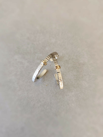 Boucles d'oreilles Courbe Précieuse