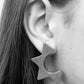Clous d'oreille Etoile en porcelaine