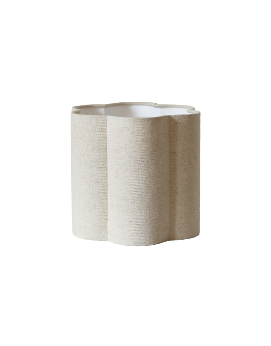 Abat-jour forme fleur uni Flora "classic"