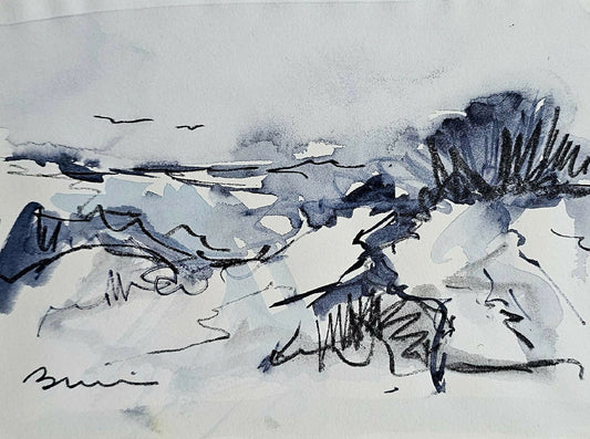 Dessin original - Sur la dune