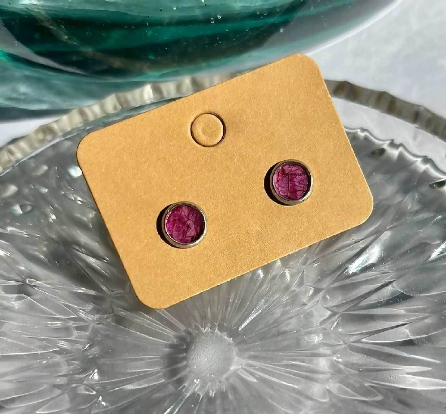 Boucles d'oreilles Bougainvillier