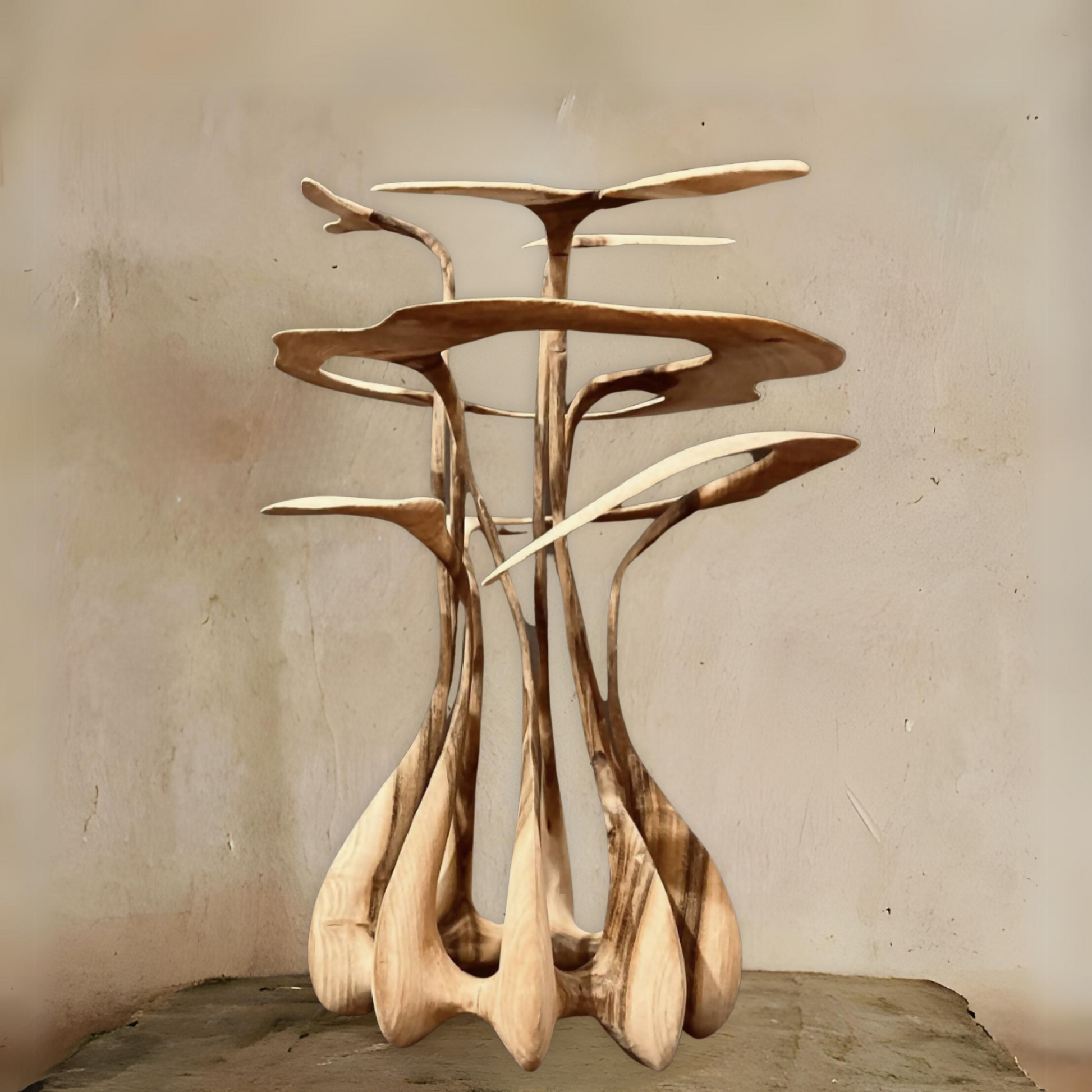  Sculpture bois brown artisanat francais