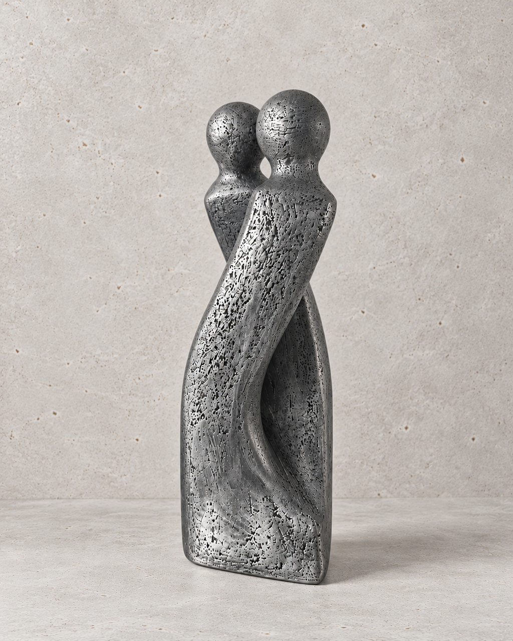 Sculpture contemporaine couple Une danse