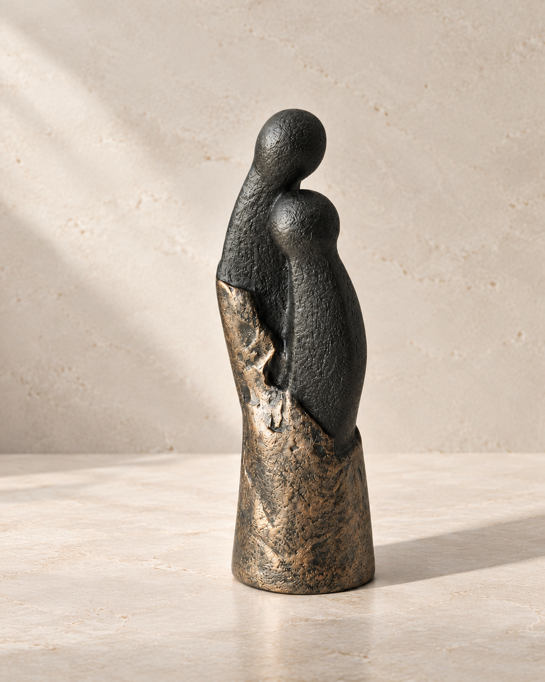 Couple sculpture The refuge