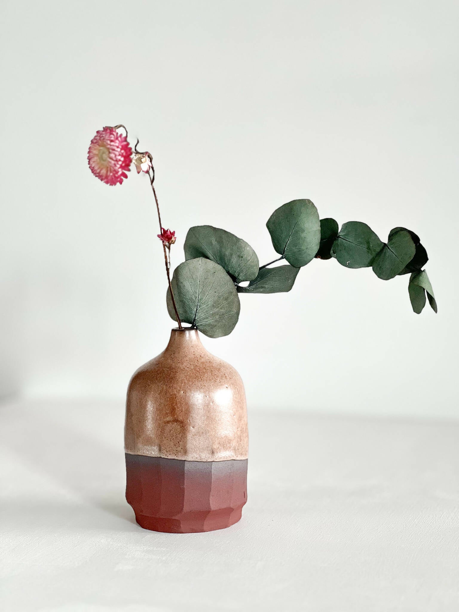 Soliflore vase ceramique fait-main artisanat francais