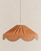 Suspension forme florale unie Cosette "caramel "