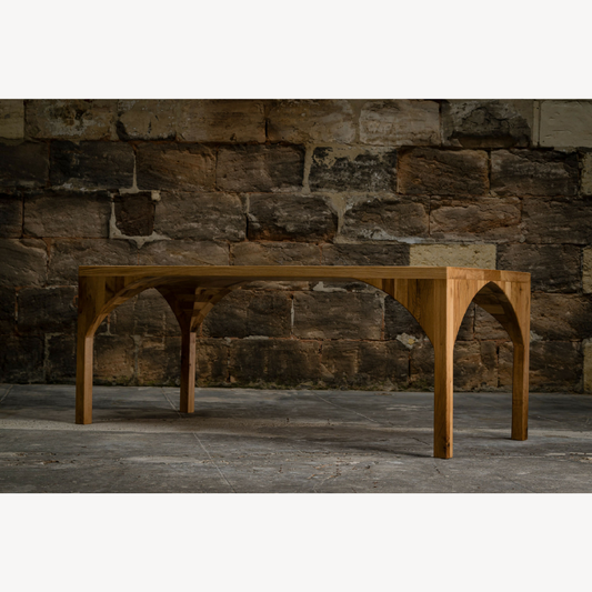 table bois massif artisanat francais mobilier artisanal