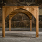 table bois massif artisanat francais mobilier artisanal