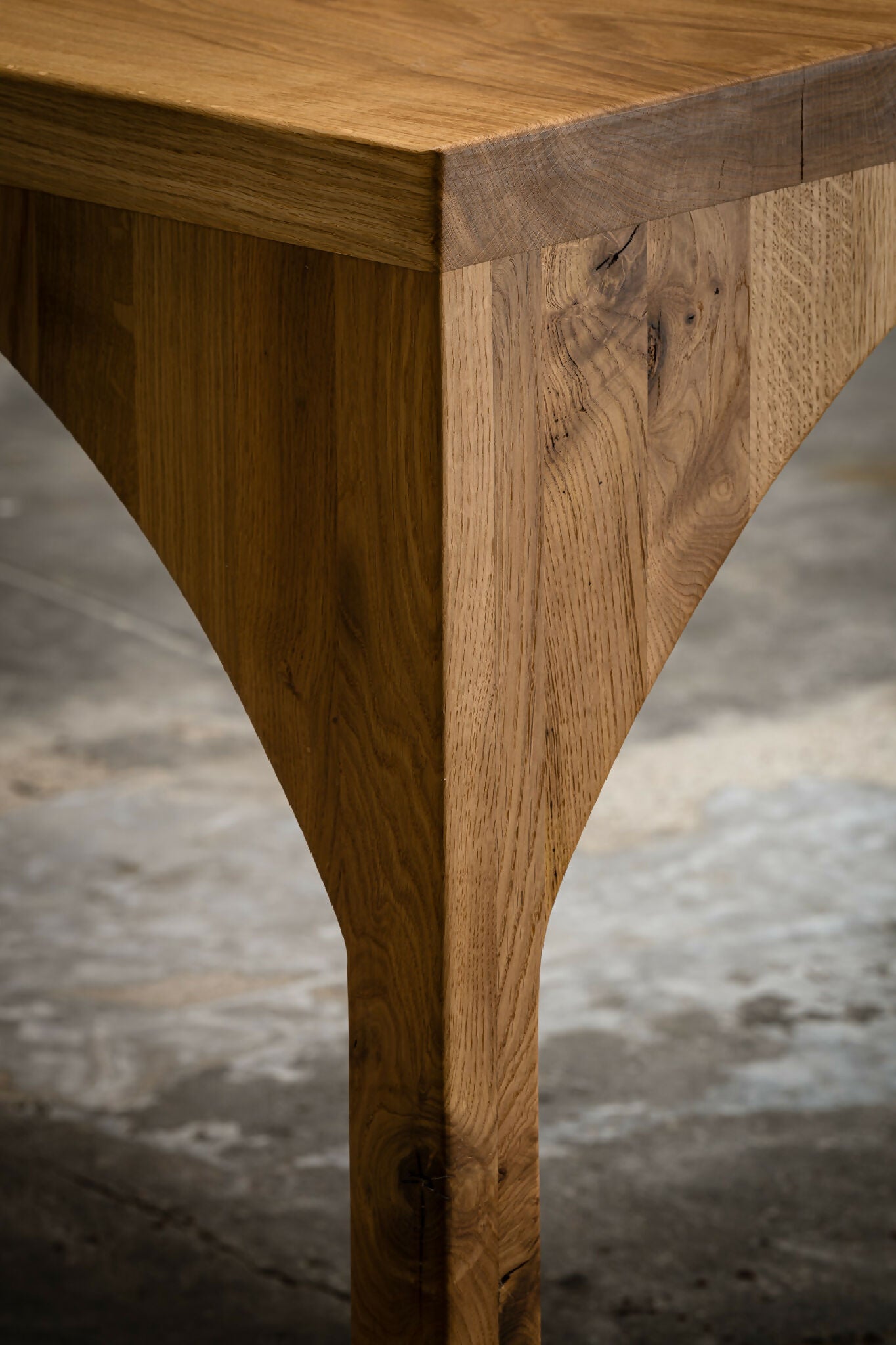 table bois massif artisanat francais mobilier artisanal