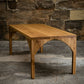 table bois massif artisanat francais mobilier artisanal