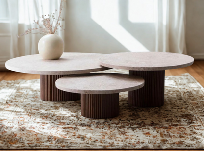 trio tables basses ronde TB