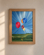 tableau en marqueterie de paille