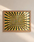 tableau en marqueterie de paille