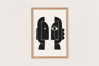 Linogravure - PREMIER REGARD