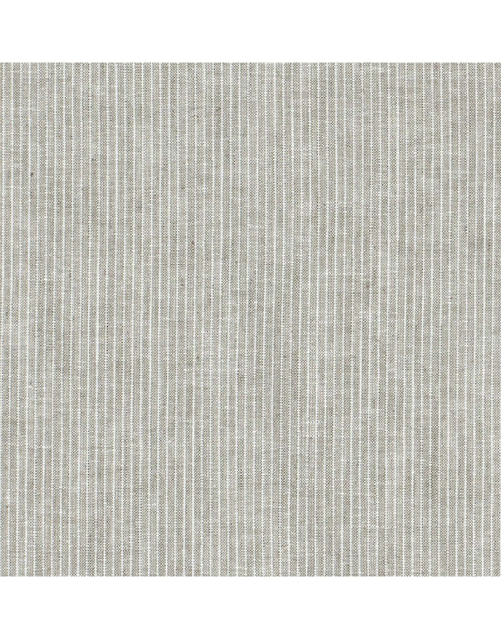 Étoffe à fines rayures, texture tissée, aspect lin et coton.