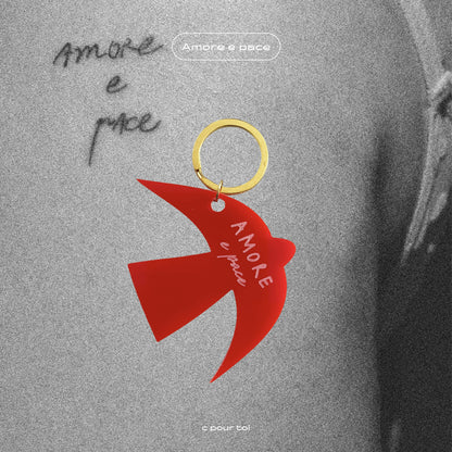 Porté-clés ・ Amore e pace