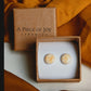 Boucles d’oreilles “Luzia” en porcelaine et argent 925
