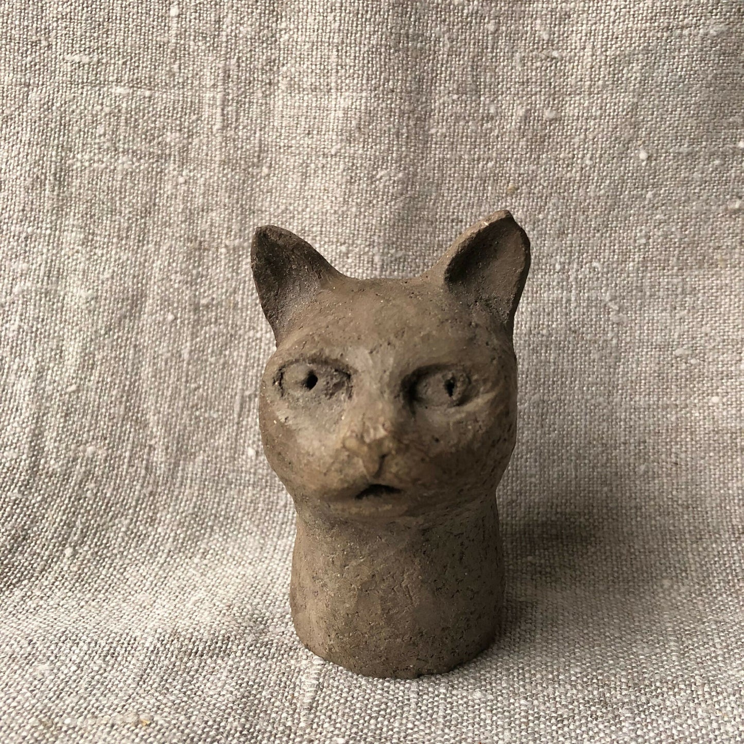 Sculpture en argile - Petit chat #2