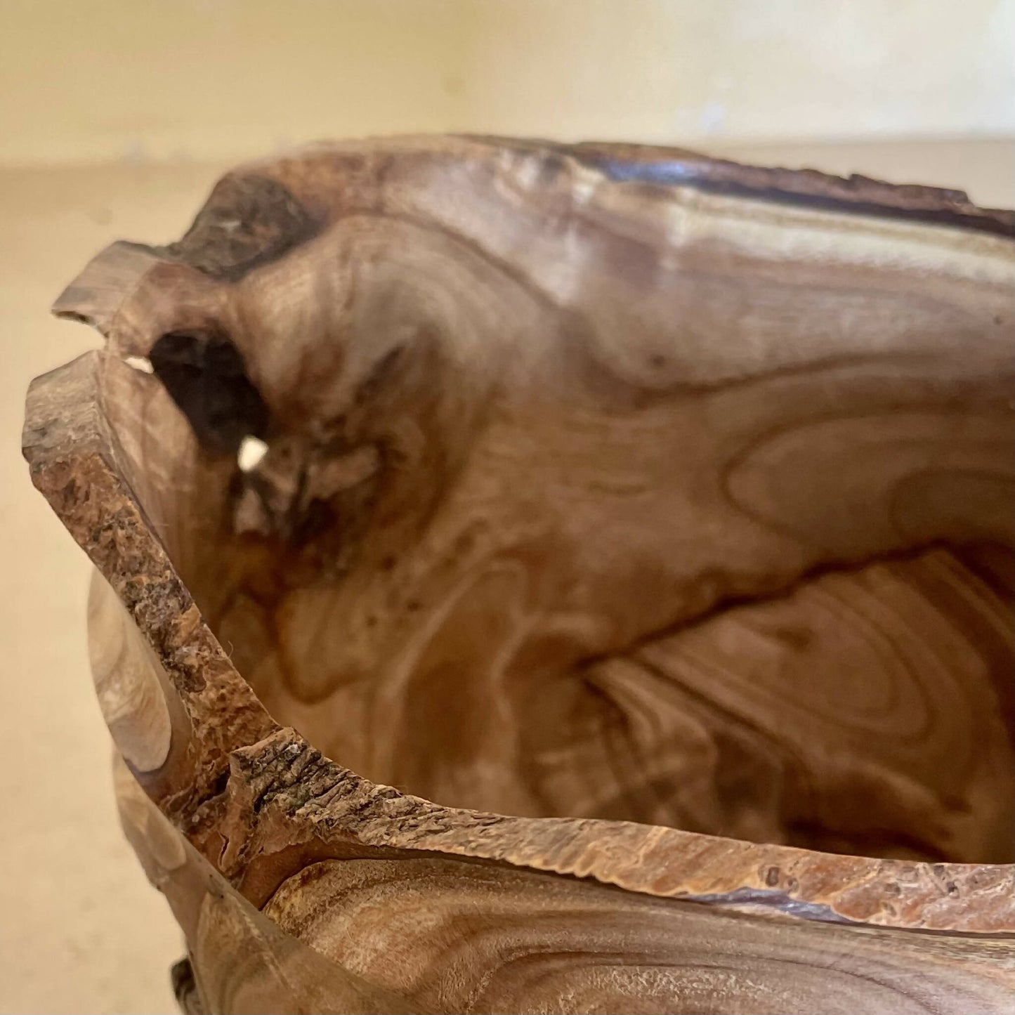 Vase archeo artisanal bois fait main artisanat francais