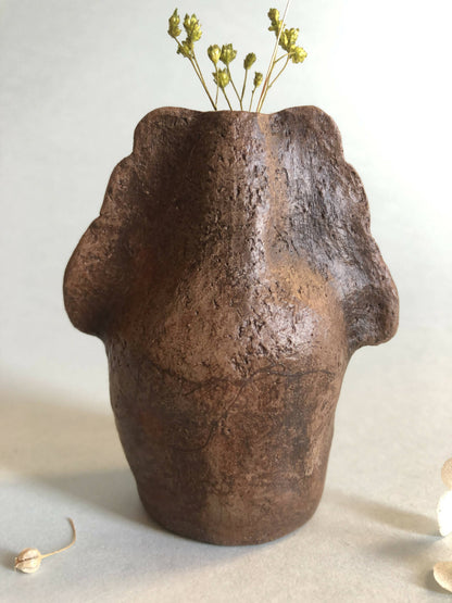 Vase ceramique argile artisanale fait main