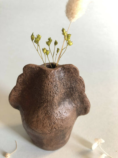 Vase ceramique argile artisanale fait main