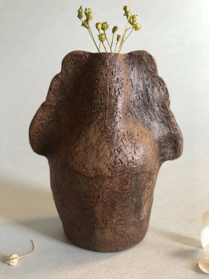Vase ceramique argile artisanale fait main
