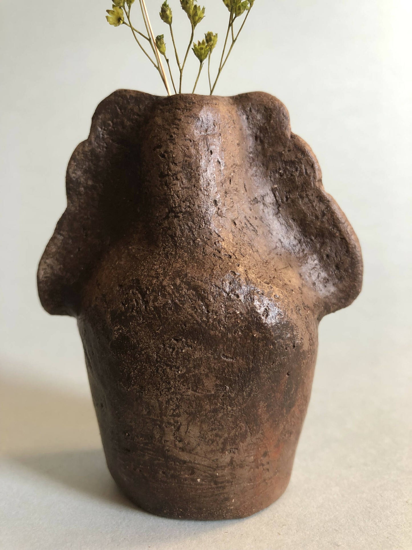 Vase ceramique argile artisanale fait main