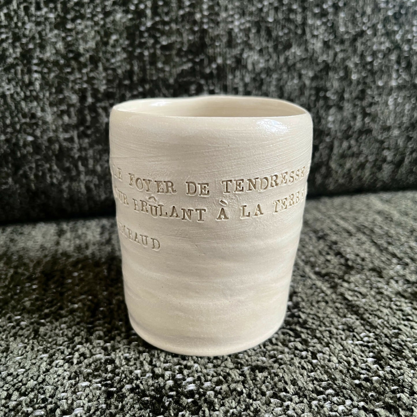 Tasse-poème RIMBAUD Soleil et chair
