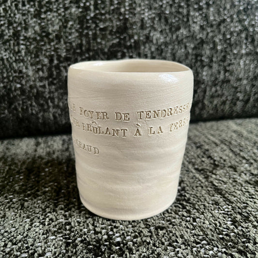 Tasse-poème RIMBAUD Soleil et chair