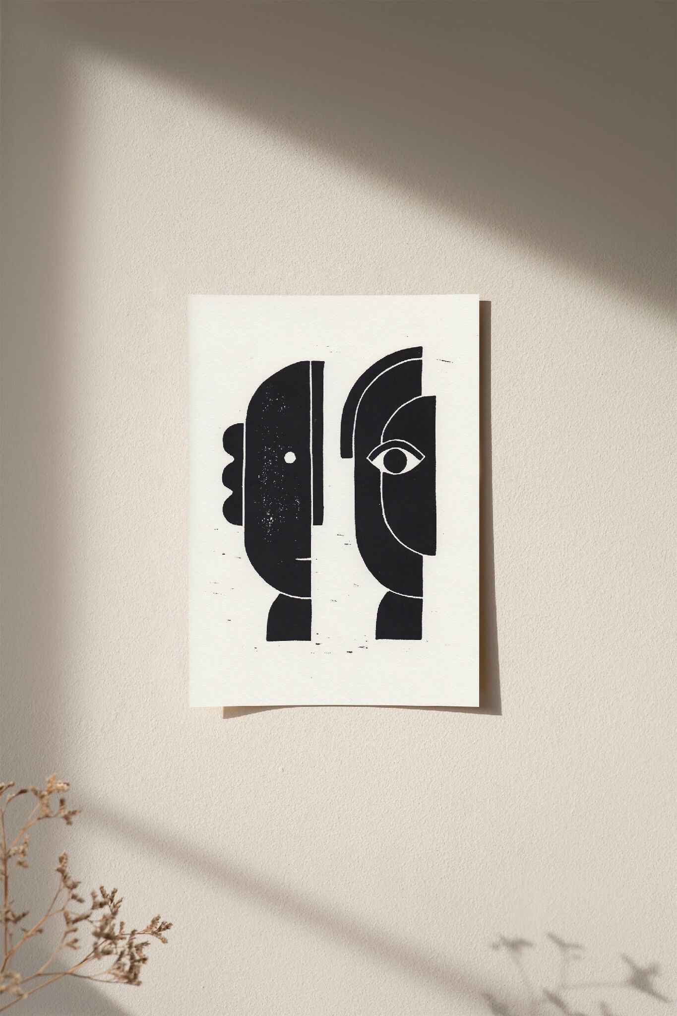 Linogravure - LA CONFIDENCE