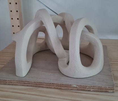 Sculpture_CHEMINS_CATeF WIP before patina